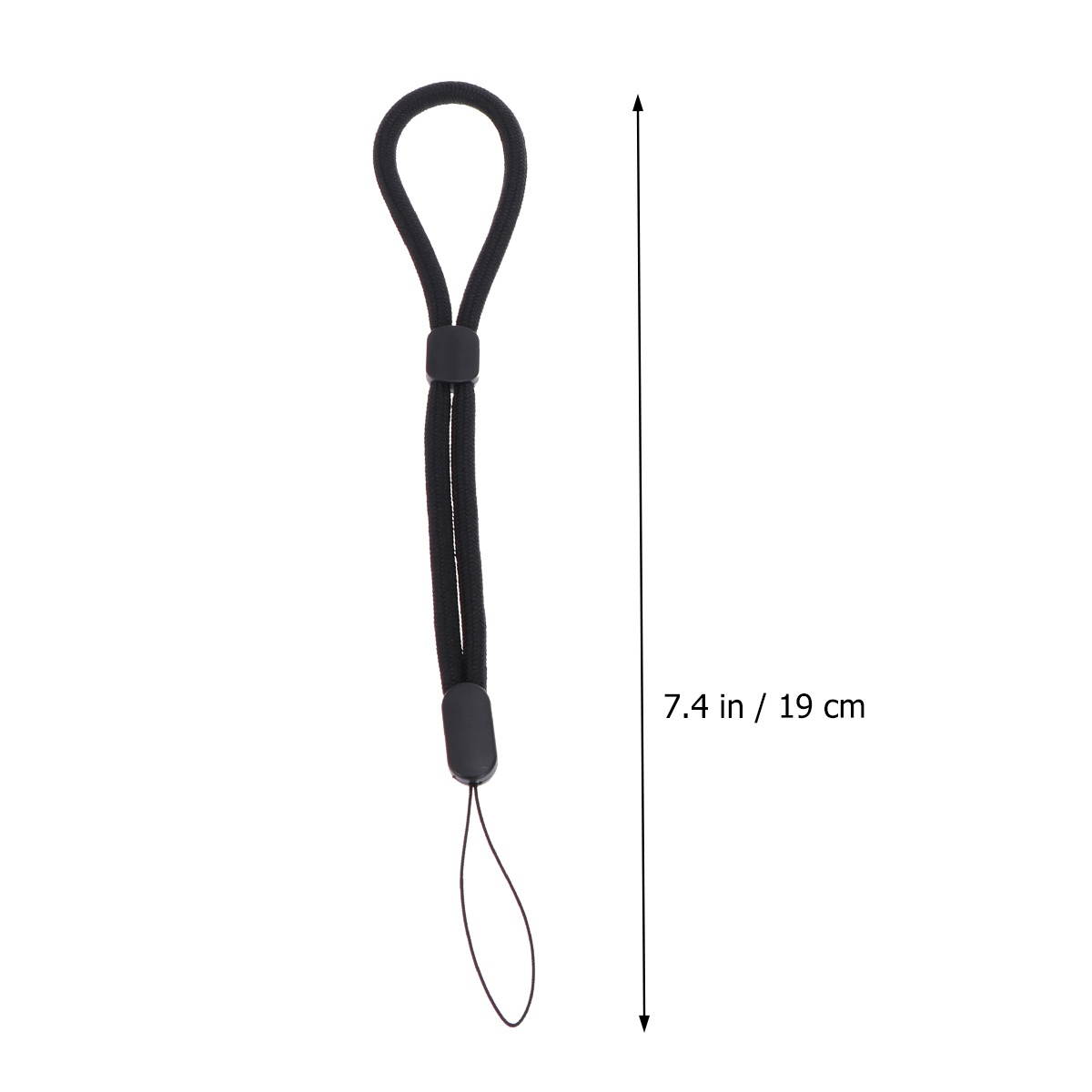 10pcs Adjustable Camera Cell Phone Wristband Practical Digital Camera Anti-lost Wrist Strap Anti-fall Haning Rope for Outdoor Travel (Black)