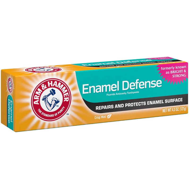 Arm & Hammer Crisp Mint Enamel Defense Fluoride Toothpaste - 4.3oz