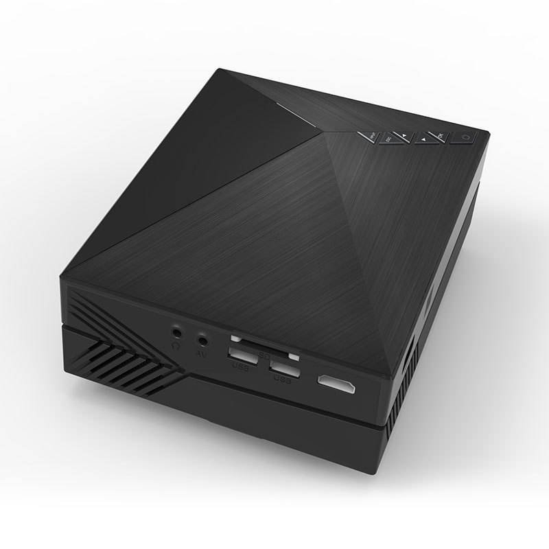 1000LM 3D LED Projectors 1920 x 1080 AV USB2.0 HDMI VGA SD Mini Home Video Projector Screen TV Beamer GM60