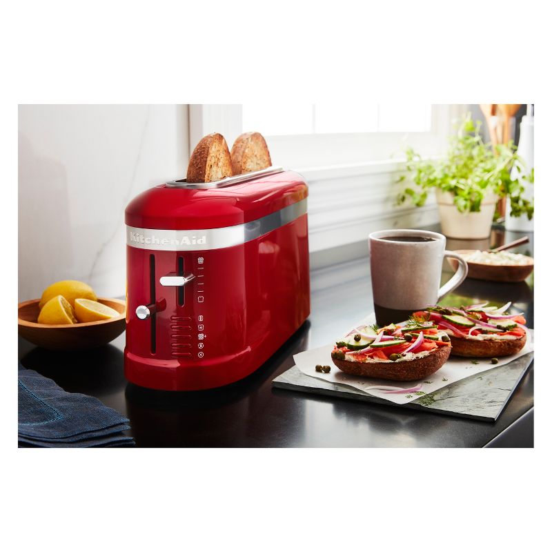 KitchenAid 2 Slice Long Slot Toaster Empire Red - KMT3115ER