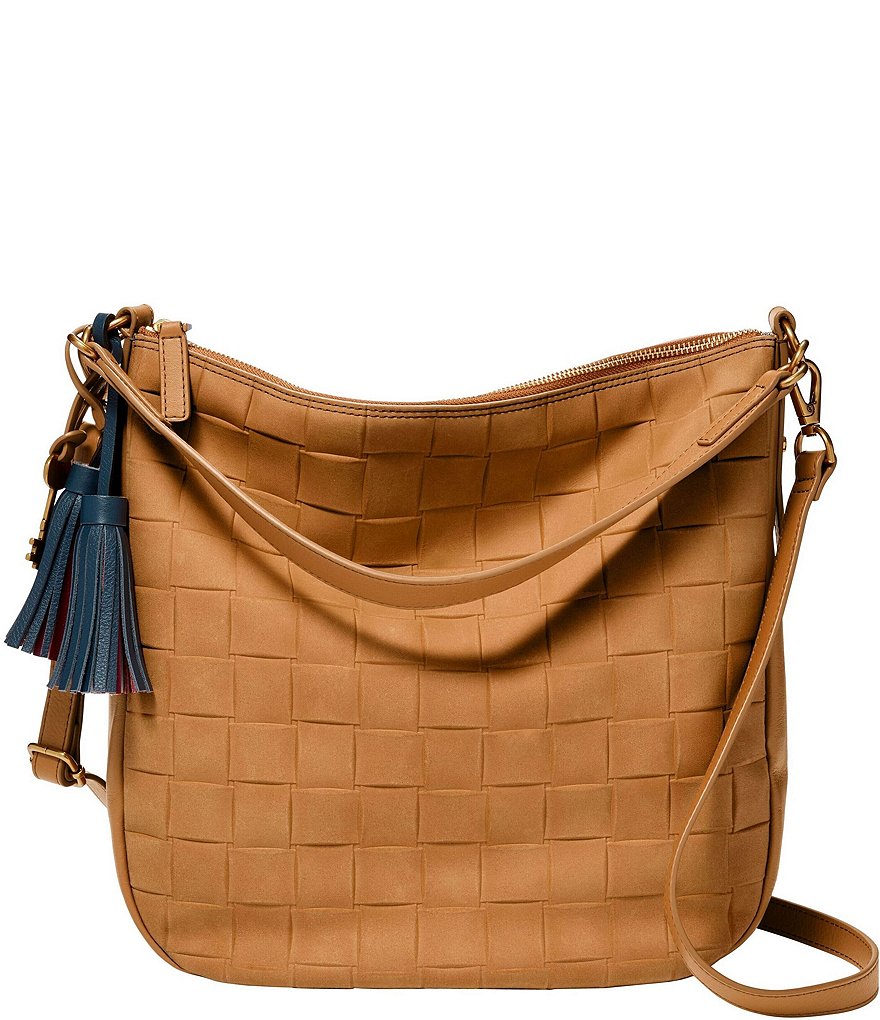 Calvin Klein Ivy Linen Python Hobo Bag