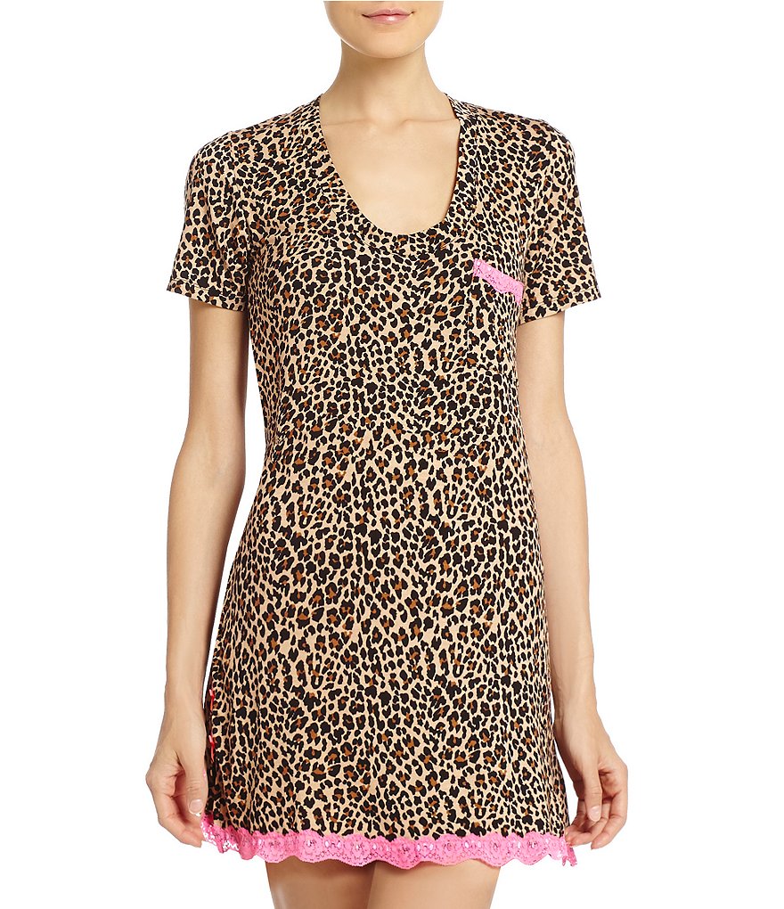 Honeydew Intimates All American Leopard-Print Sleepshirt