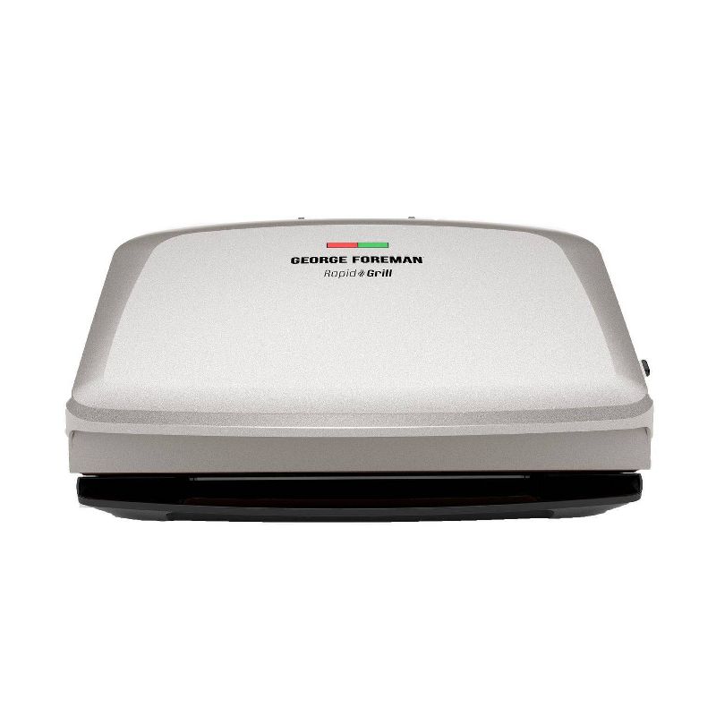George Foreman Rapid Series 5-Serving Indoor Grill and Panini Press - White