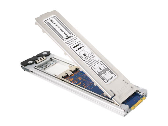 ICY DOCK ToughArmor MB840M2P-B M.2 NVMe SSD to PCIe 3.0 x4 Removable SSD Mobile Rack for PCIe Expansion Slot