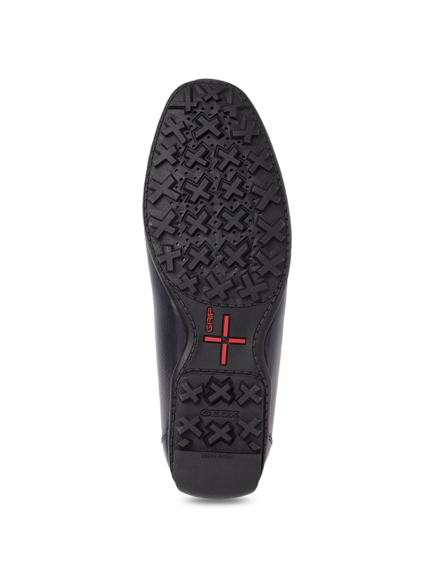 Geox Men's Kosmopolis Navy Leather Casual Loafers