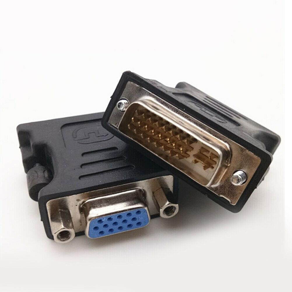 HDMI to VGA  GoldPlated HDMI to VGA Adapter Male to Female Compatible for Computer Desktop Laptop PC Monitor Projector HDTV Chromebook Raspberry Pi Roku Xbox and More Black