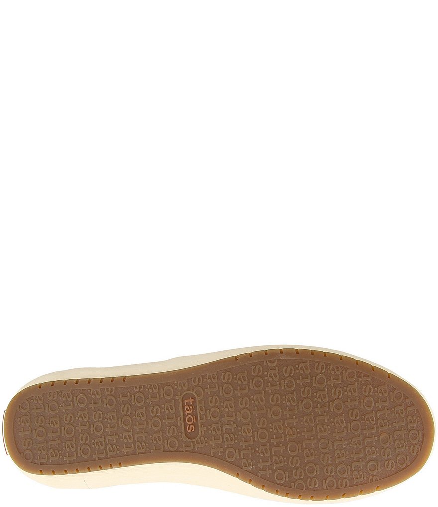 Taos Footwear Star Black Daisy Canvas Lace-Up Sneakers