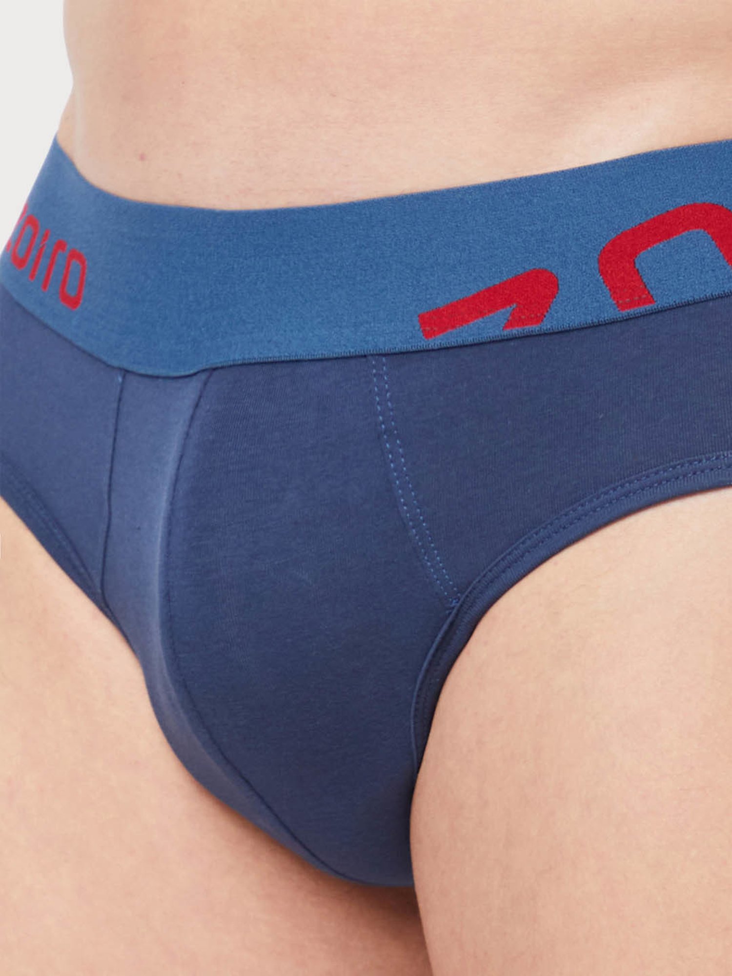 Zoiro Legion Blue & Directory Blue Regular Fit Briefs - Pack Of 2