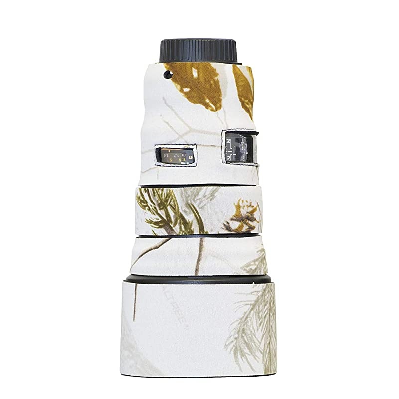 Cover Camouflage Neoprene Camera Lens Cover Protection Nikon AFS 300mm F4E Pf ED VR Snow lcn3004vrsn