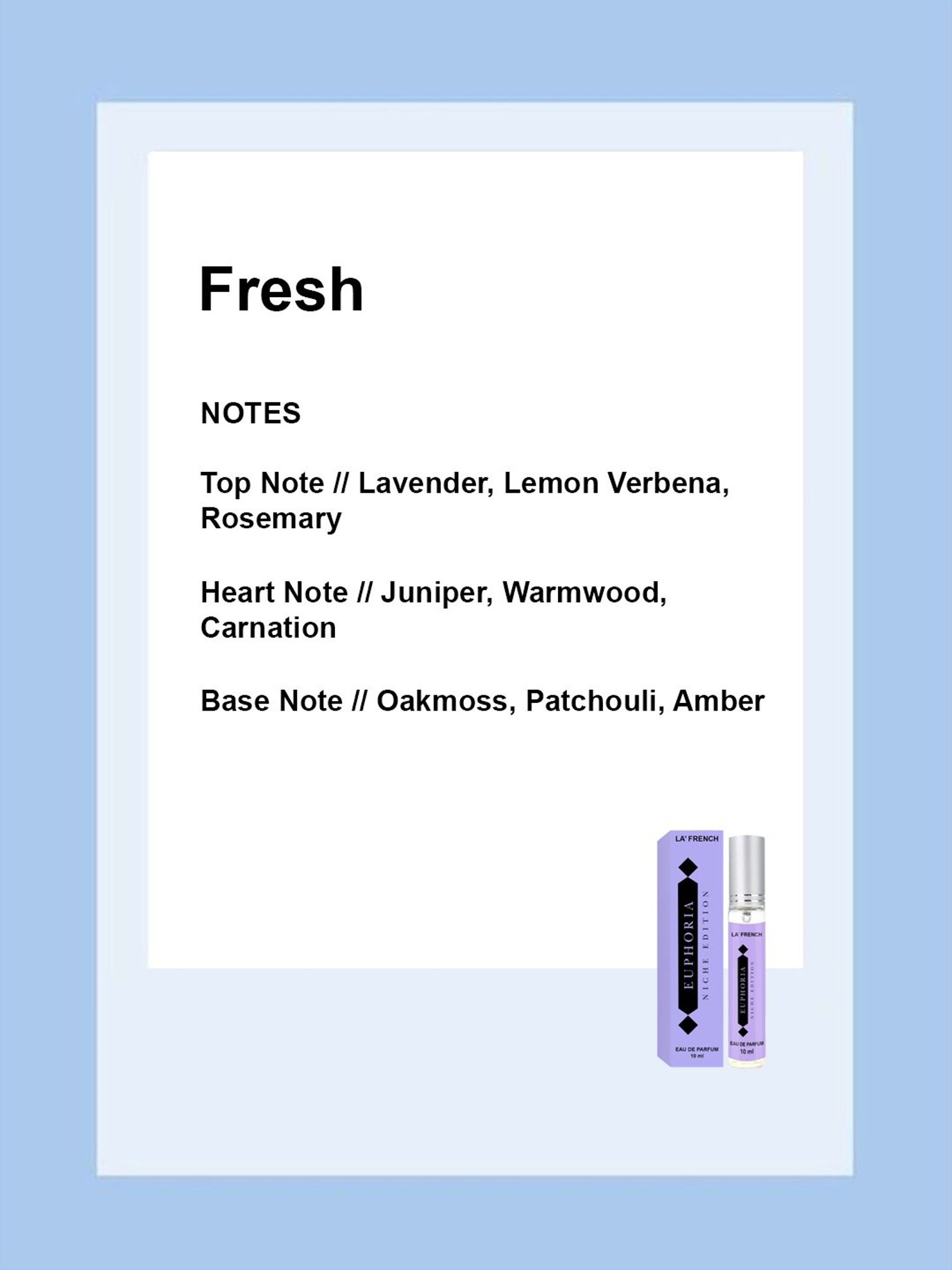 La'french Euphoria Eau de Parfum - 10 ml