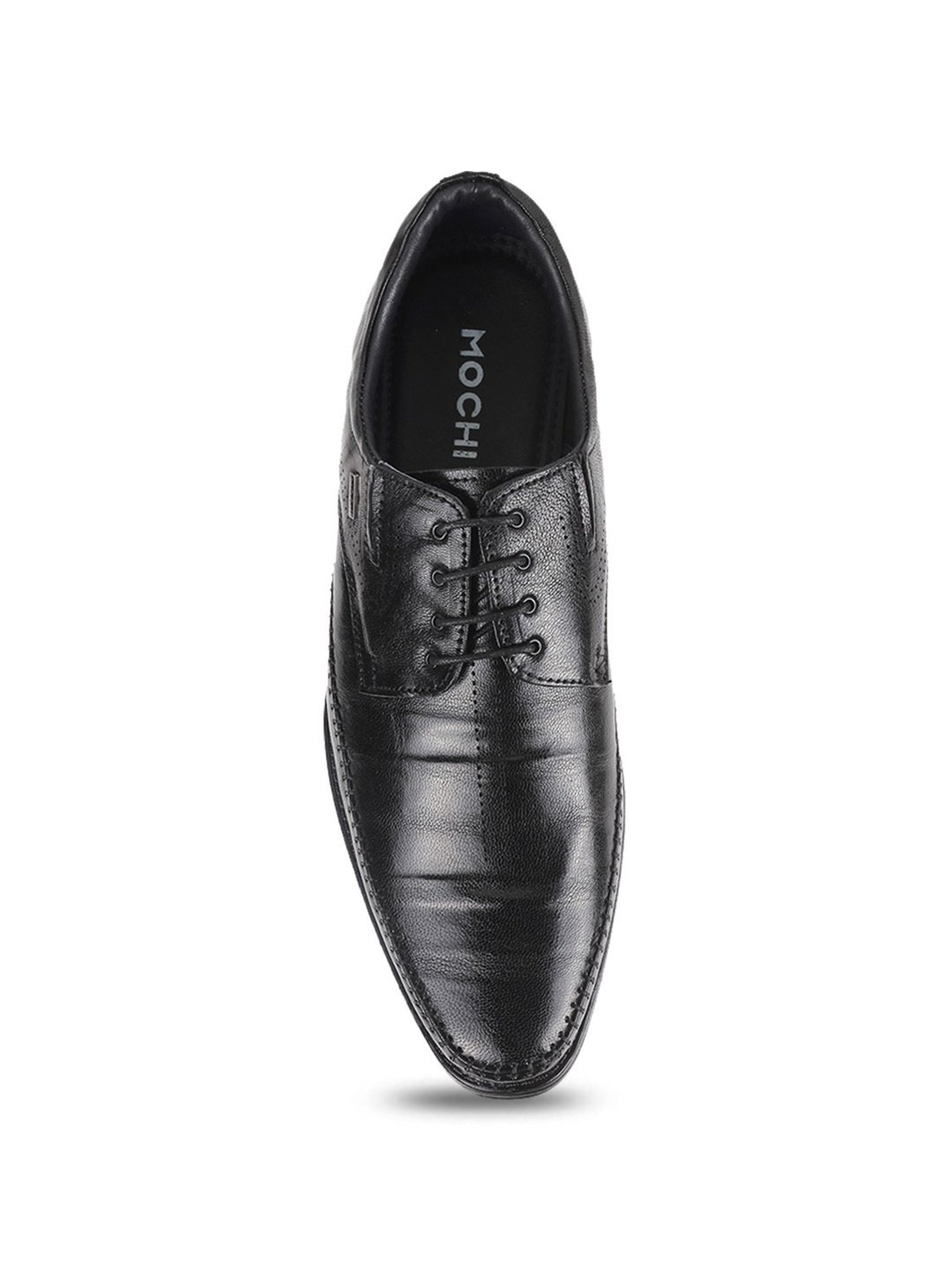 Mochi Men's Black Shoe Lace-up