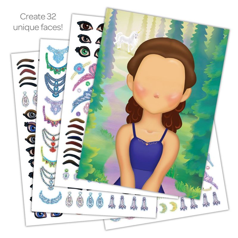 Pretty Princess Sticker Create A Face - 