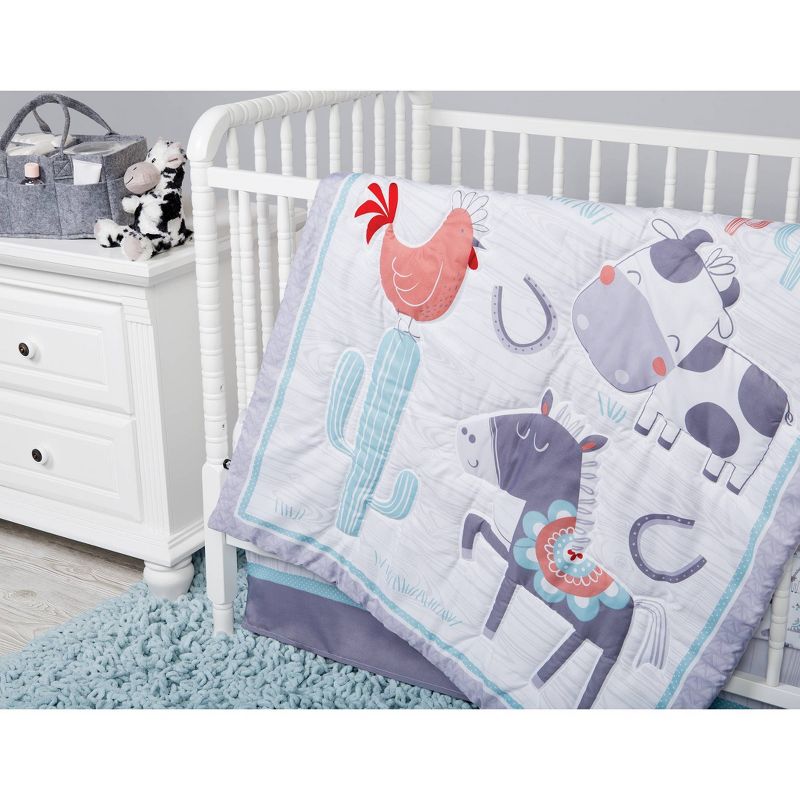 Dr. Seuss Book Club 4 Piece Crib Bedding Set