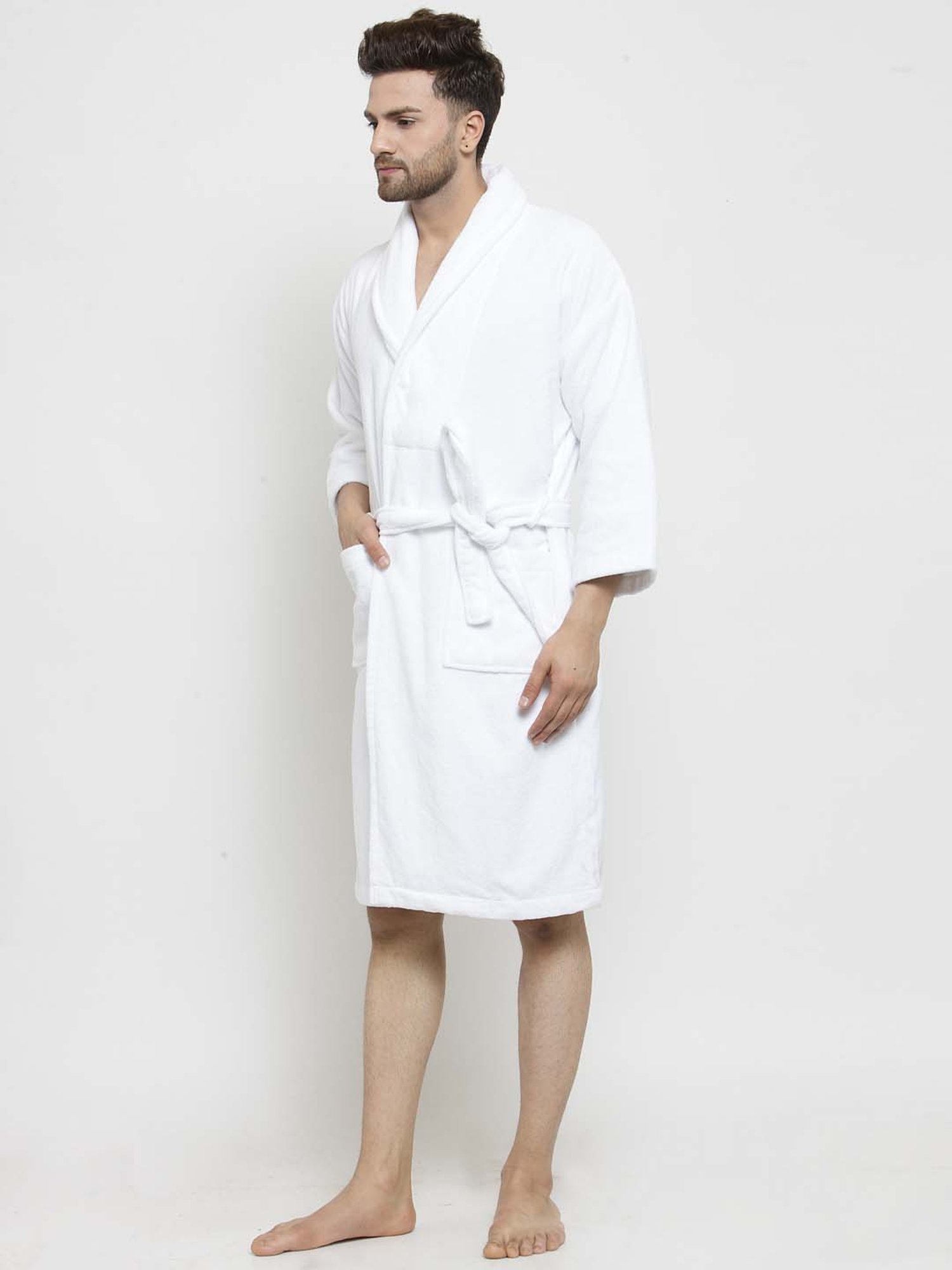 Trident Snowflake Cotton 350 GSM Bathrobe