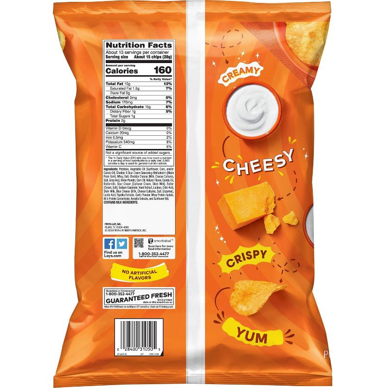 Lay's Cheddar & Sour Cream - 12.50oz