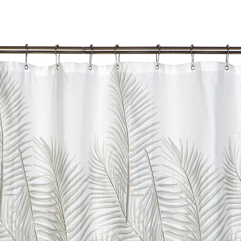 Lancaster Shower Curtain Green/White - Moda at Home