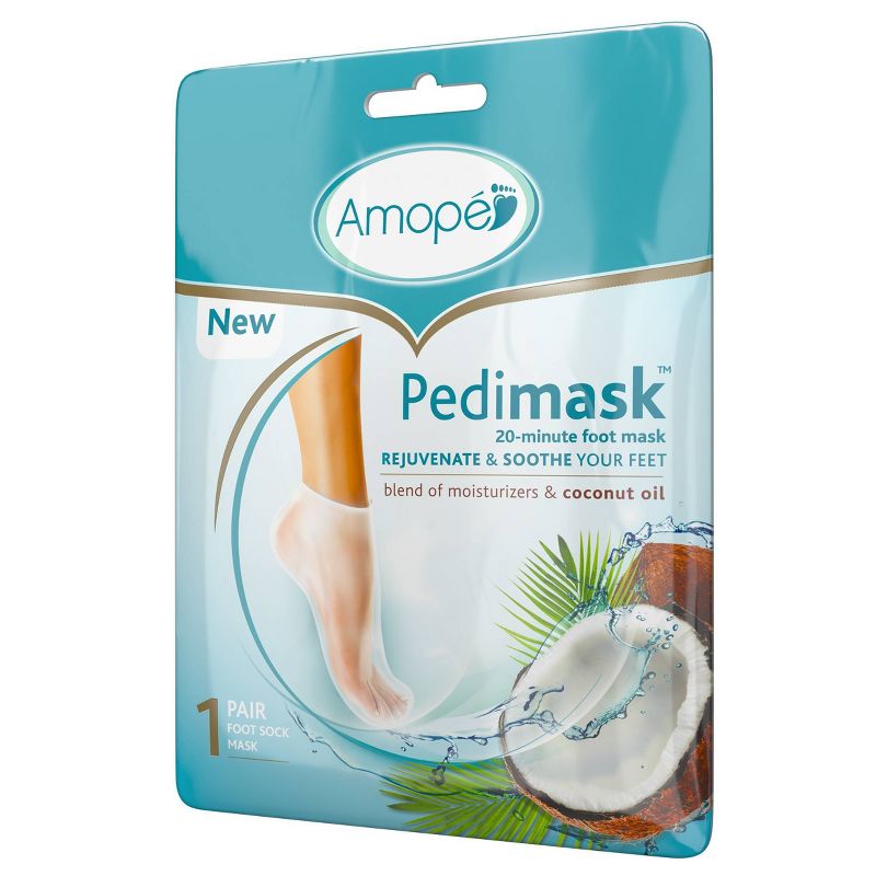 Amope Pedimask 20-Minute Foot Mask - Coconut Oil