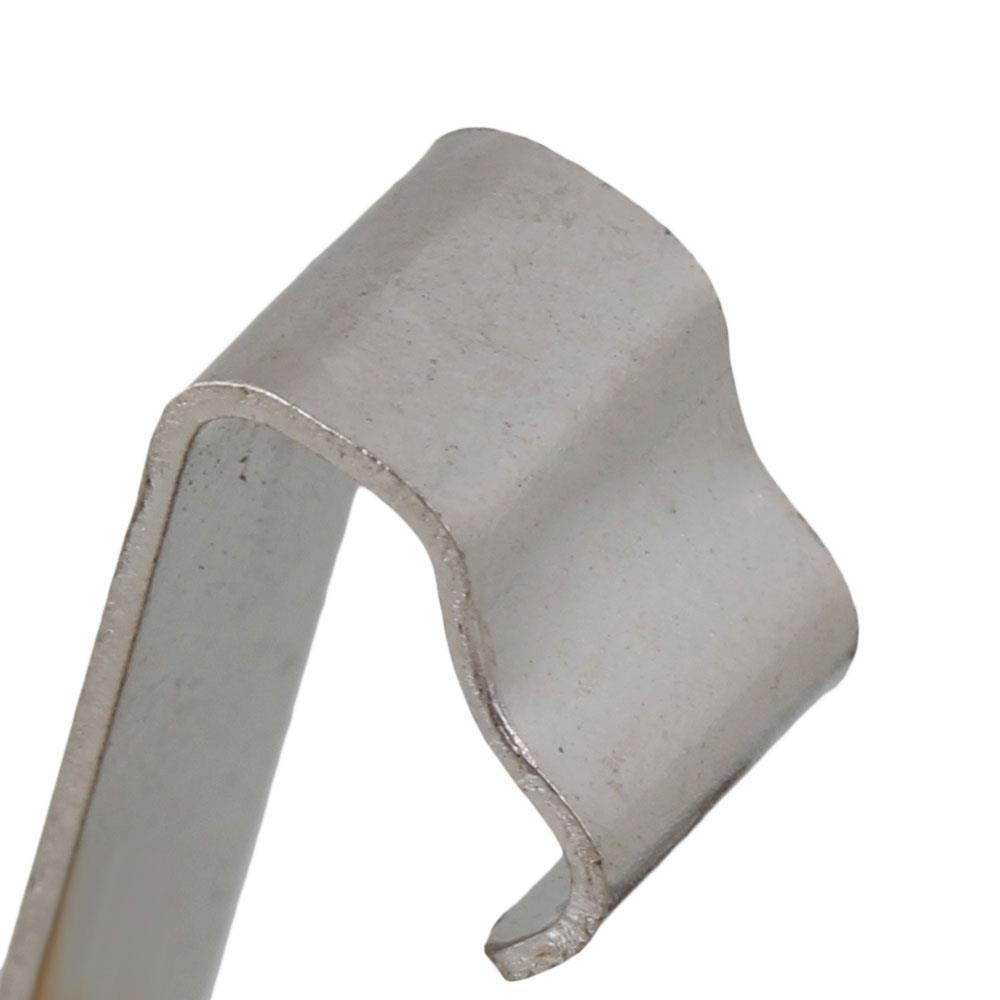 BQLZR 20 Pieces Oval Indented Electric Guitar Output Jack Plate Chrome