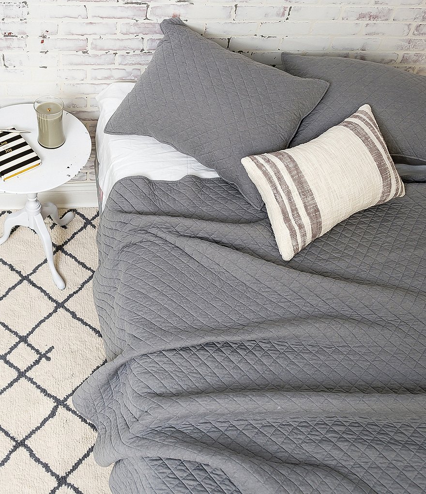 carol & frank Jersey Gray Quilt