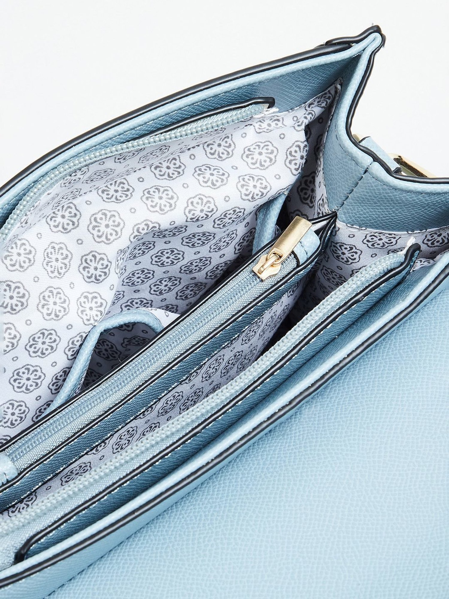 Tohl Avon Black Solid Medium Handbag