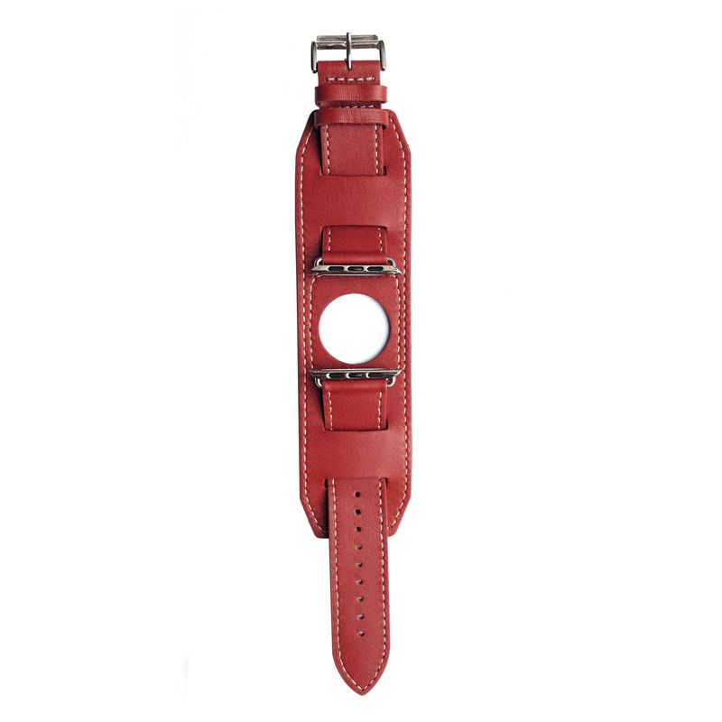 Leather Band for 38MM Apple Watch - Red