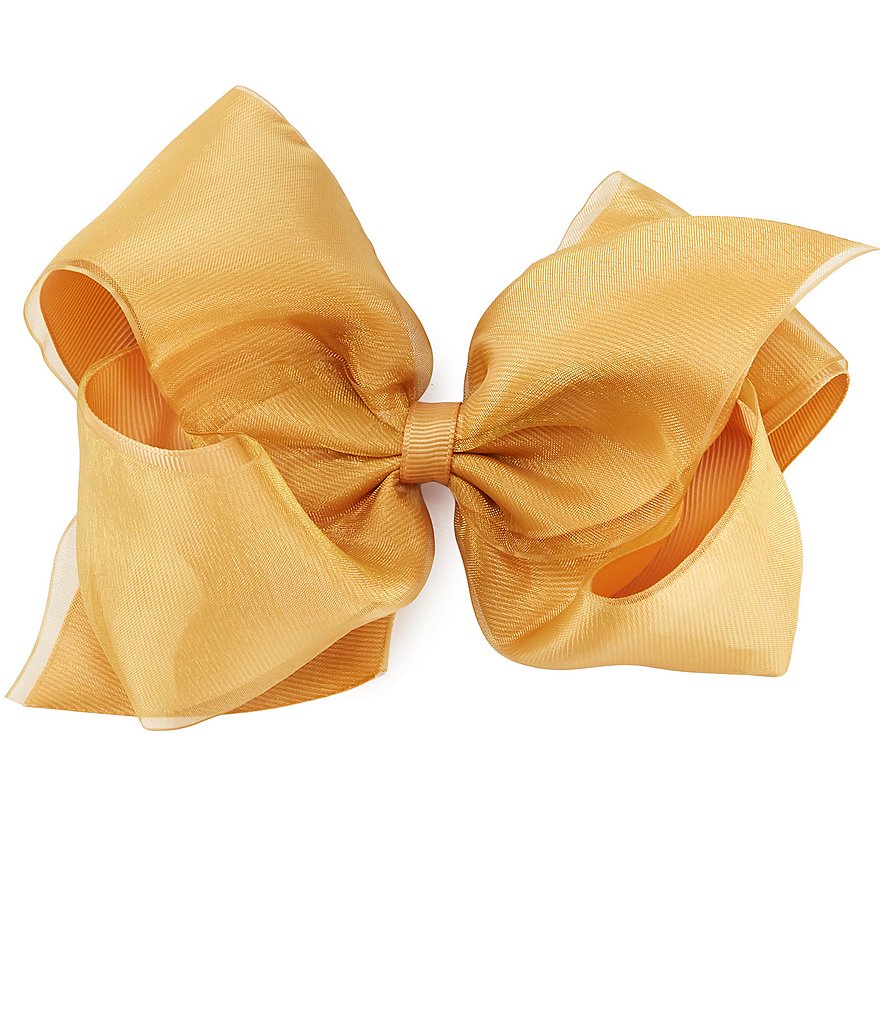 Copper Key Girls King Organza Bow