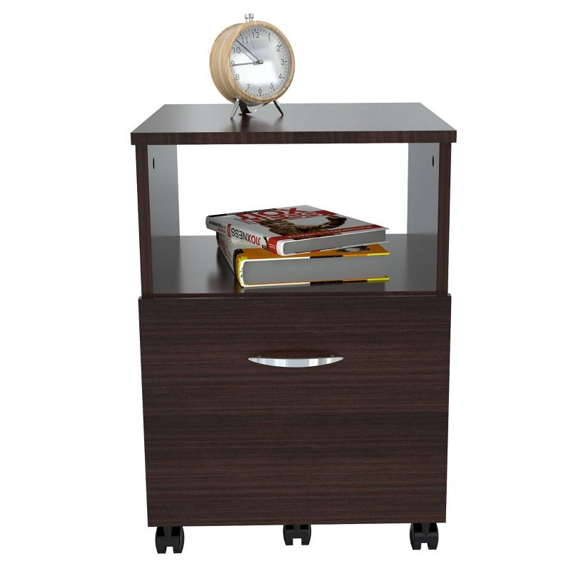 1 Drawer File Cabinet Espresso - Inval