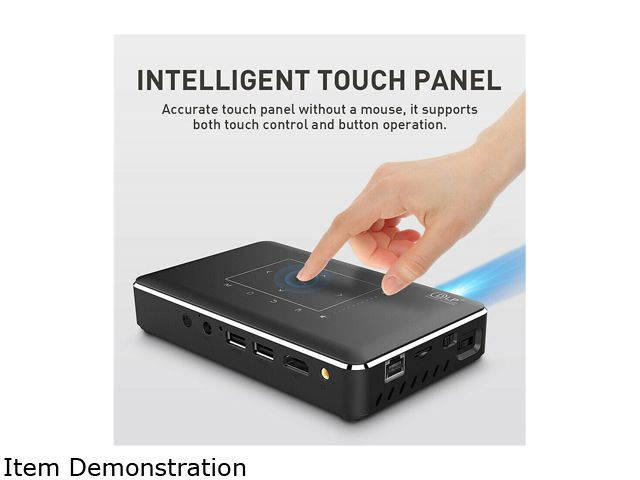 5000 Lumen DLP Android Wifi 4K HD 1080P TOUCH Projector HDMI 2G+16G HDMI USB New