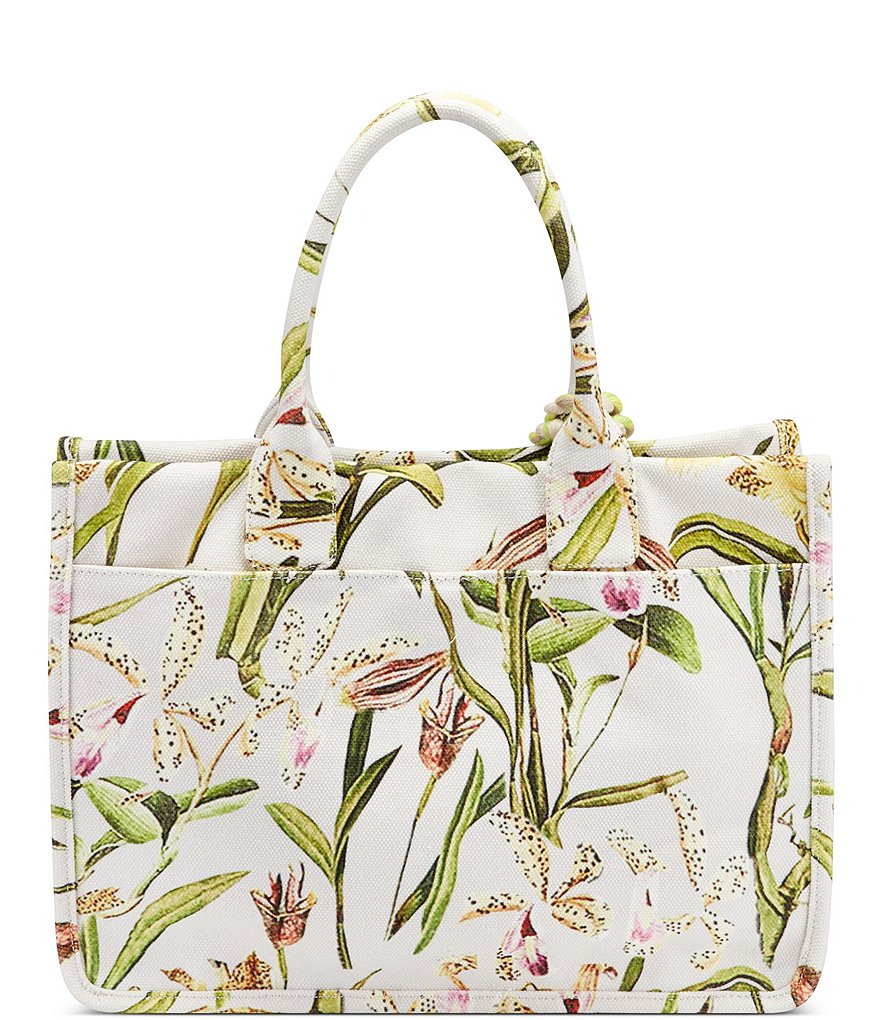 Kurt Geiger London Kensington Llama Straw Basket Bag