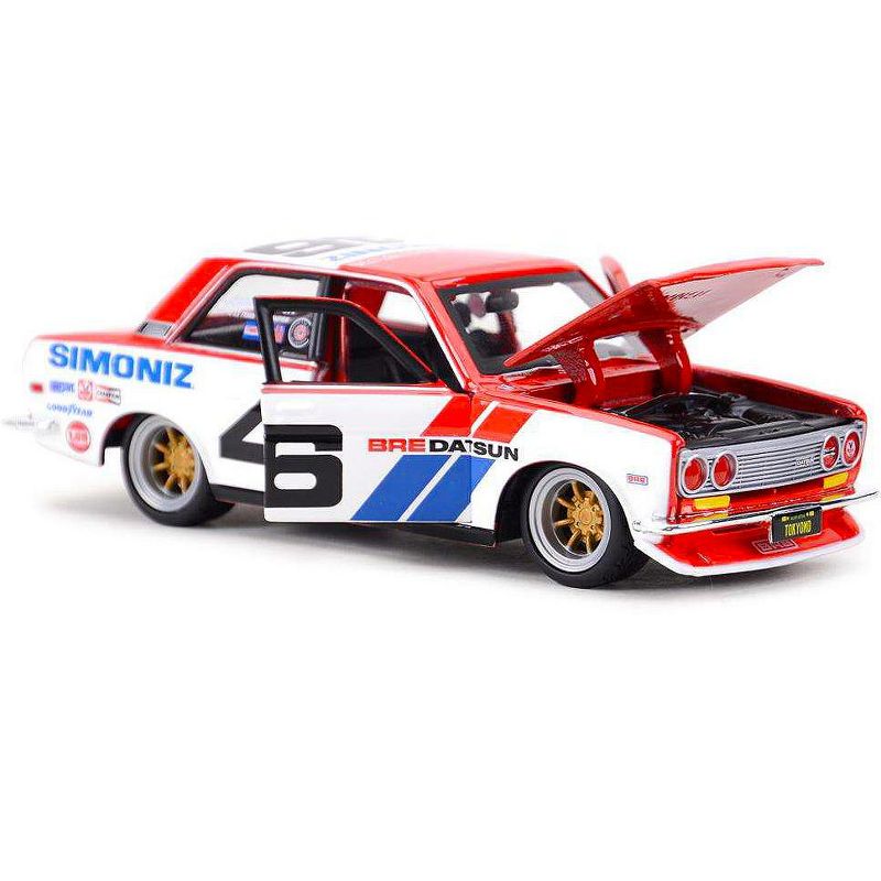 Datsun 510 #46 "Simoniz" BRE (Brock Racing Enterprises) "Tokyo Mod" 1/24 Diecast Model Car by Maisto