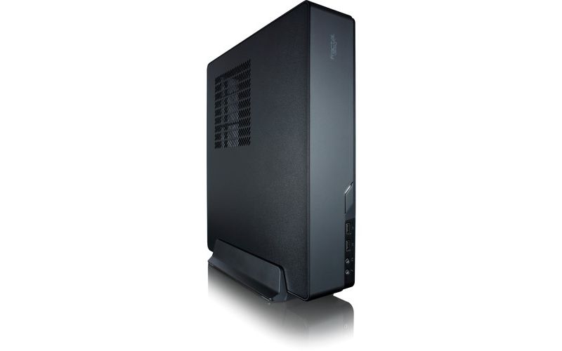Fractal Design Node 202 Computer Case - Black - 2 x Bay - 1 x 450 W - Power Supply Installed - Mini ITX Motherboard Supported - 7.72 lb