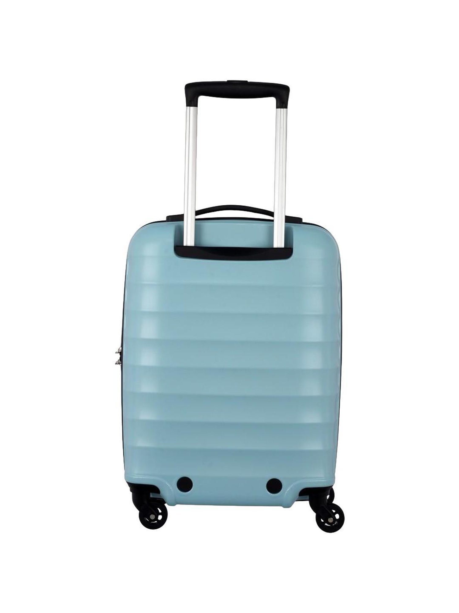 American Tourister Barcelona Powder Blue Solid Hard Cabin Trolley Bag - 55 cm