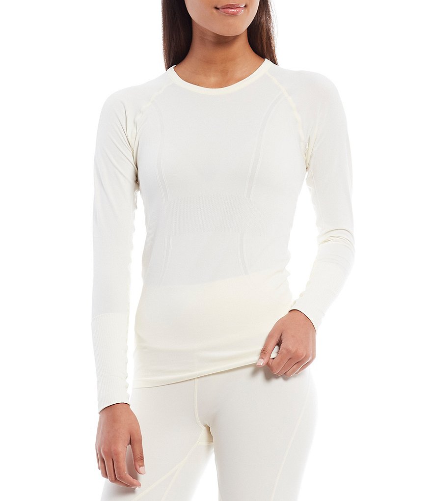 IBKUL Solid Long Sleeve Mock Neck Top