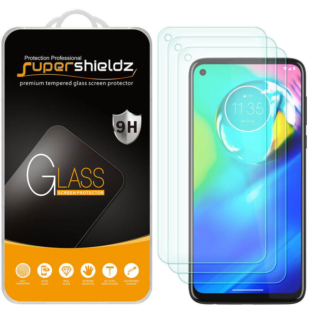 [3-Pack] Supershieldz Tempered Glass Screen Protector for Motorola Moto G Power