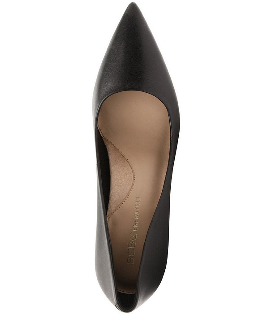 BCBGeneration Skie Leather Hidden Platform Pumps