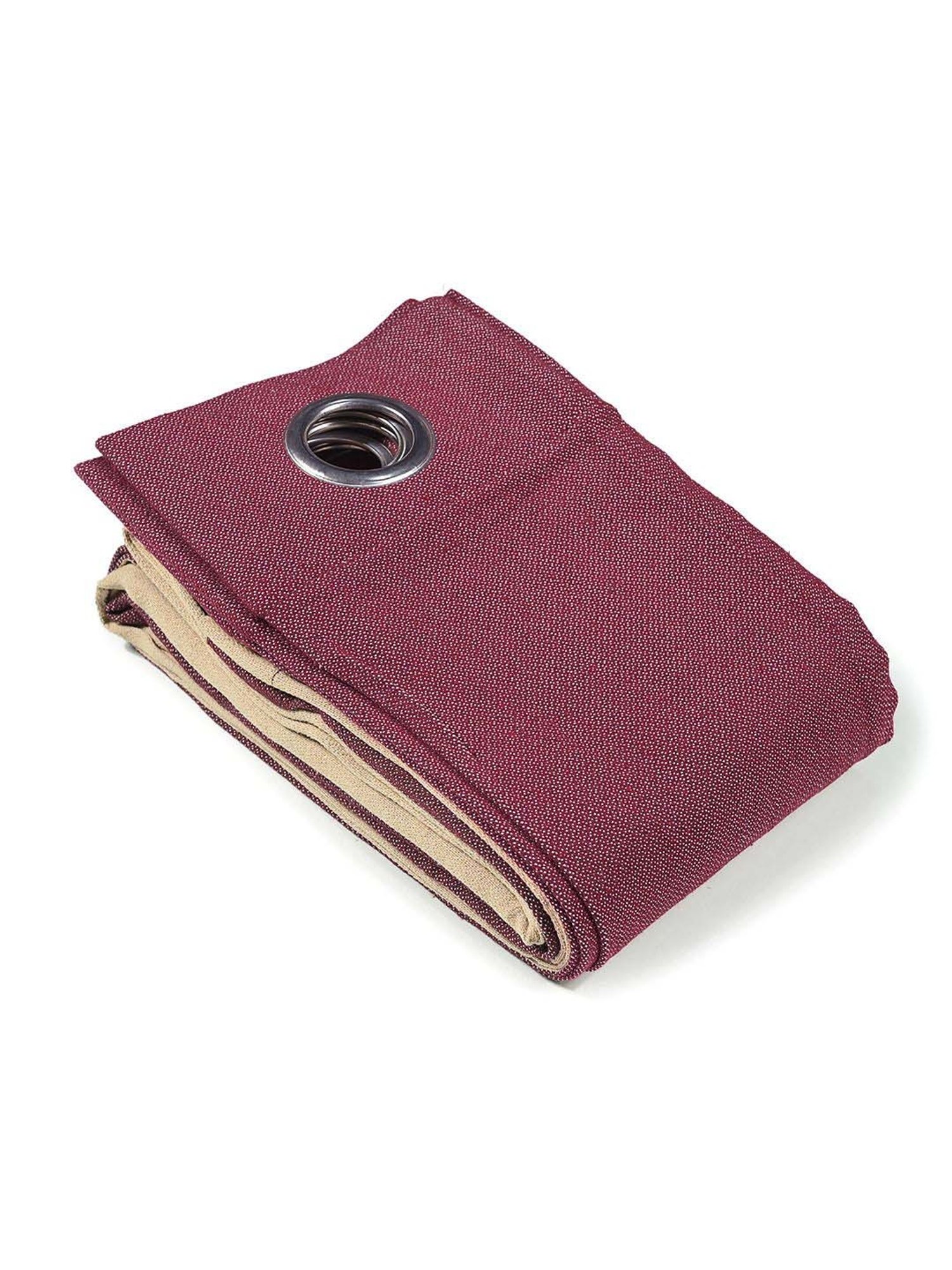 Saral Home Easy Living Maroon Cotton 224 GSM Curtain
