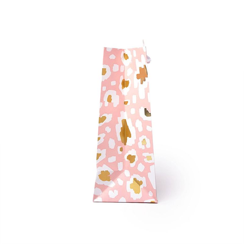 Medium Animal Print Gift Bag with Foil Pink/Gold - Spritz™