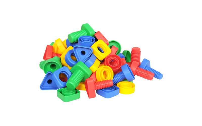 Miniland Edutional Nuts, Bolts and Pattern Cards Class Set