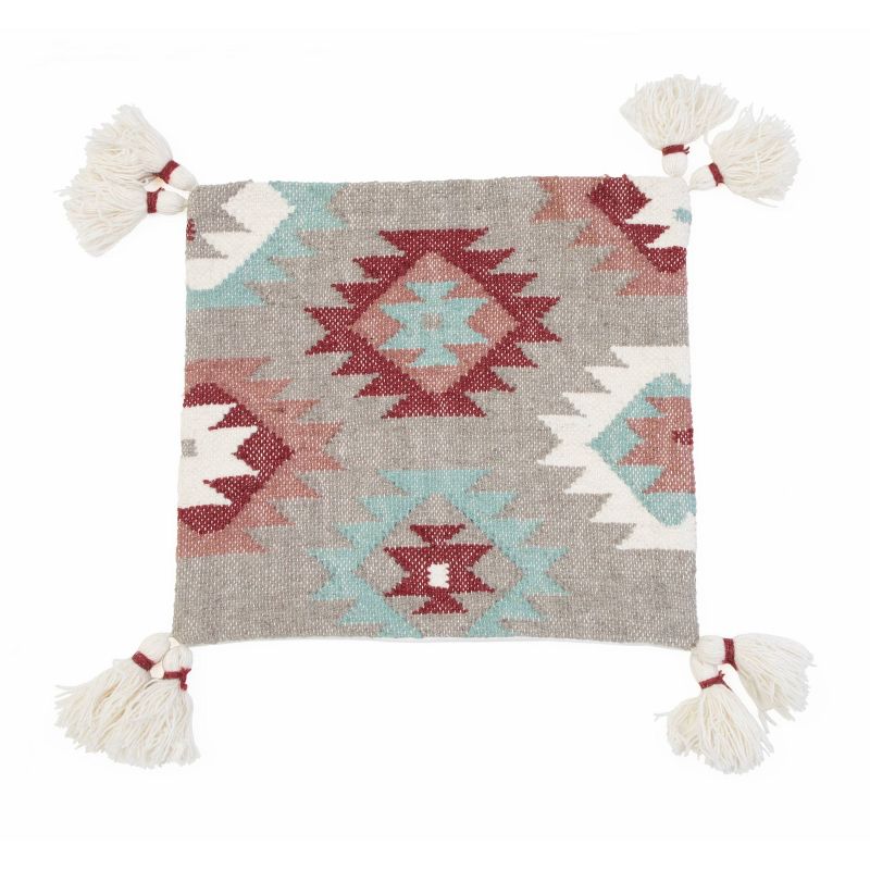 18"x18" Carlito Kilim Pillow Shell - Décor Therapy