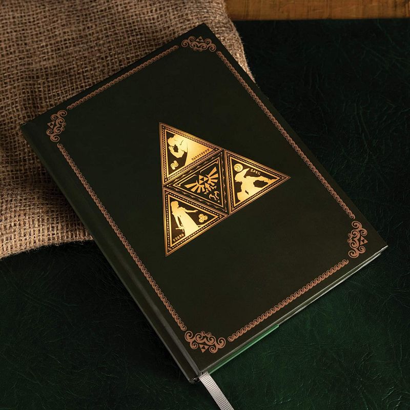 Paladone Products Ltd. The Legend of Zelda Triforce Light Up Notebook | 200 Pages