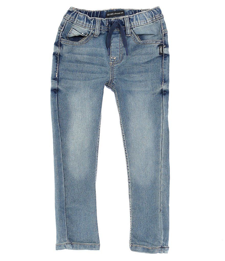Hollywood Little Boys 4-7 Pull-On Slim Fit Denim Pant