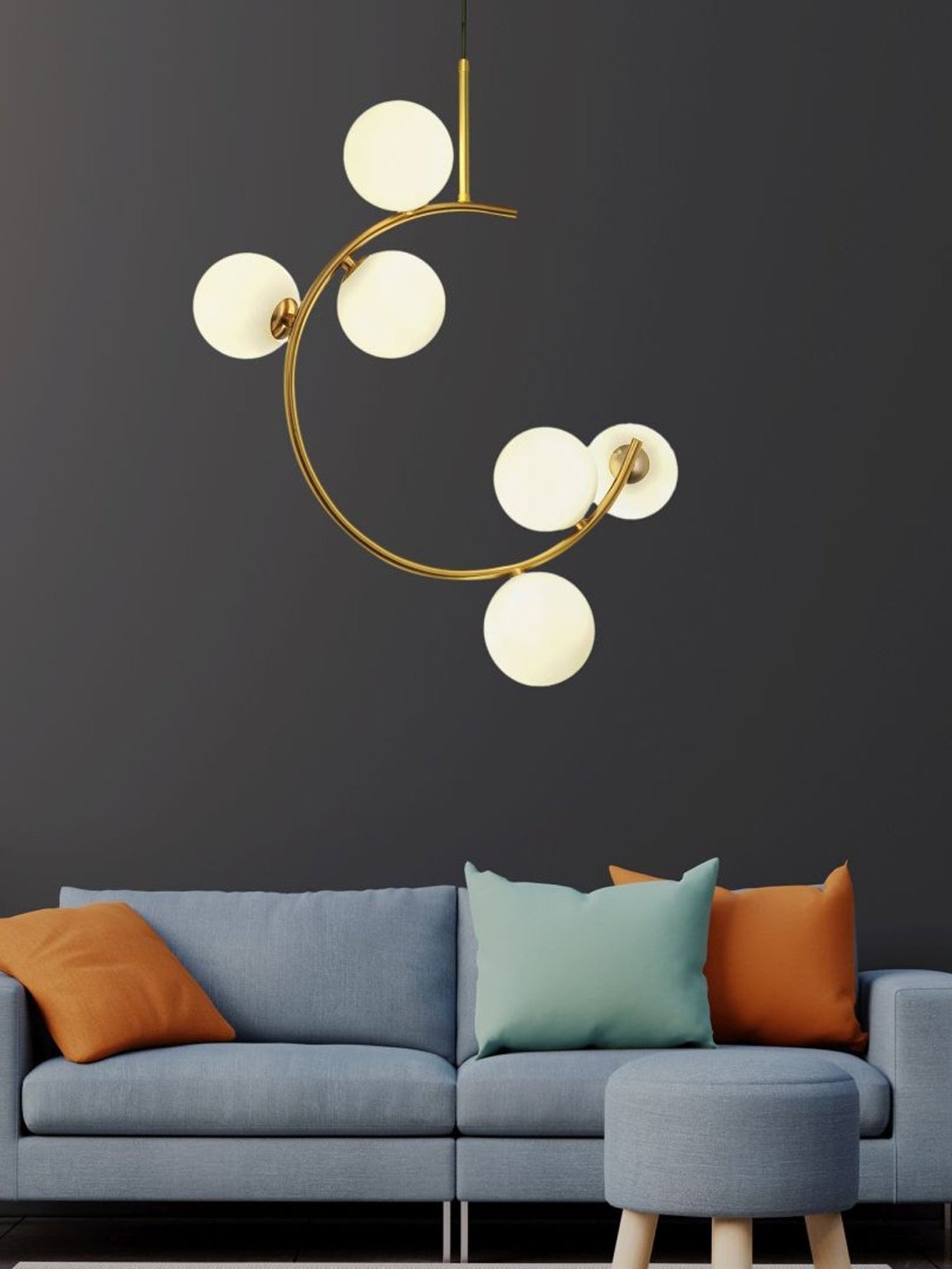 DecorativeRay Golden Chandiler - Set of 1