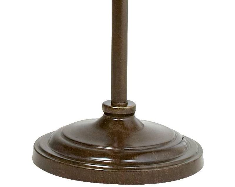 Barnes and Ivy Traditional Floor Table Lamps Set of 4 Bronze Beige Bell Shade for Living Room Family Bedroom Bedside Nightstand