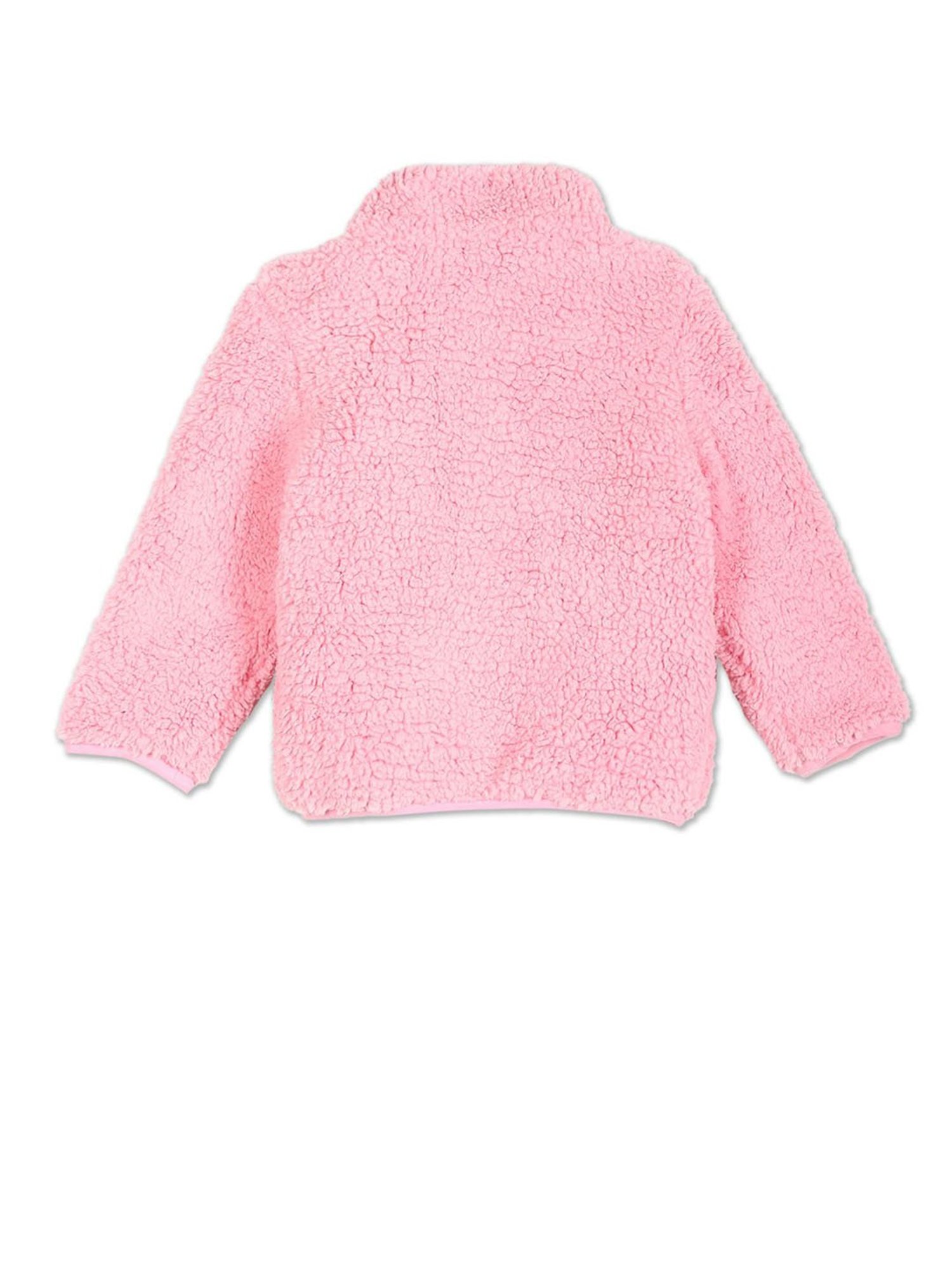 Elle Kids Black Self Pattern Jacket