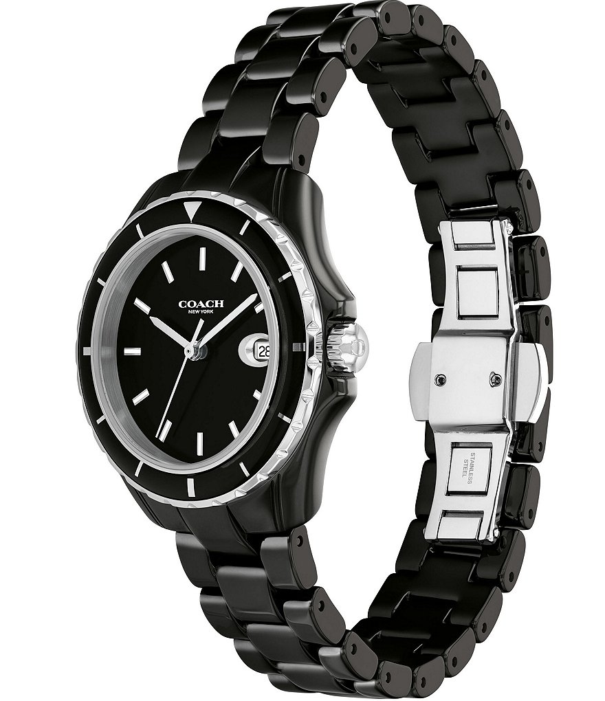 COACH Preston Ceramic Bracelet Watch