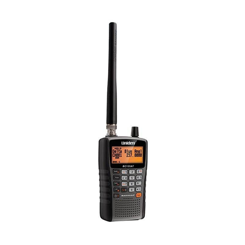 Bearcat BC125AT Handheld Scanner, 500-Alpha-Tagged Channels, Close Call Technology, PC Programable, Aviation, Marine, Railroad, NASCAR, Racing, and Non-Digital Police/Fire/Public Safety.
