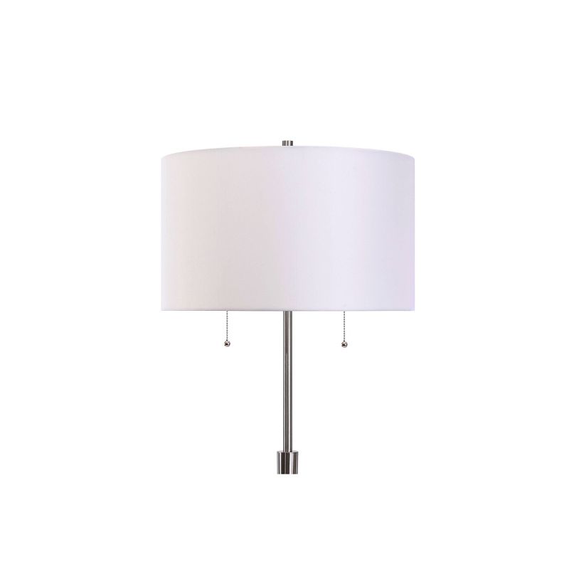 Tapered Tube Floor Lamp Silver (Includes LED Light Bulb) - Project 62™