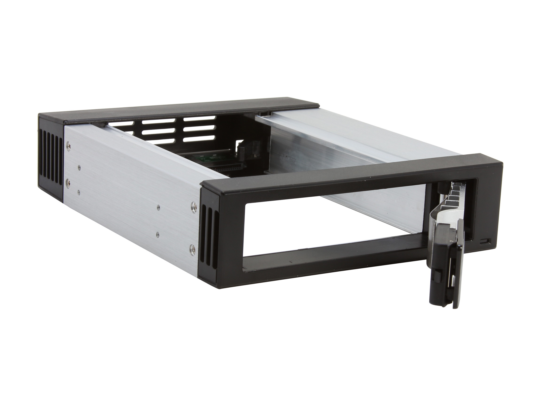 iStarUSA BPN-DE110SS-SILVER Trayless 5.25" to 3.5" SATA SAS 6 Gbps HDD Hot-swap Rack