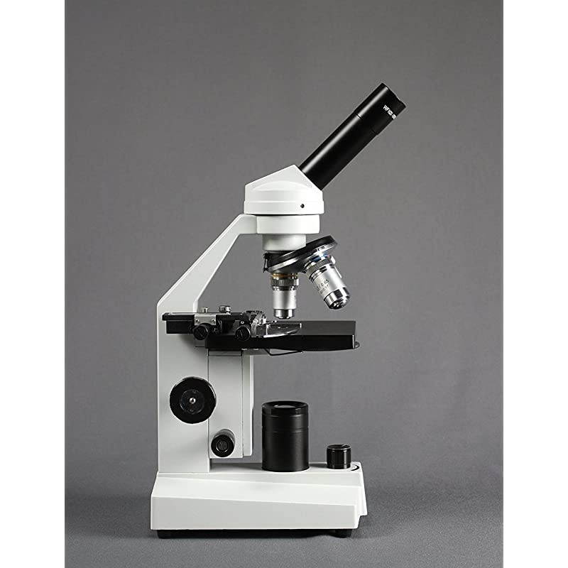 VME0020XE3MS2 LED Microscope 10x WF and 25x WF Eyepiece 40x 2500x Magnification LED Illumination with Intensity Control 125 NA Abbe Condenser Mechanical Stage