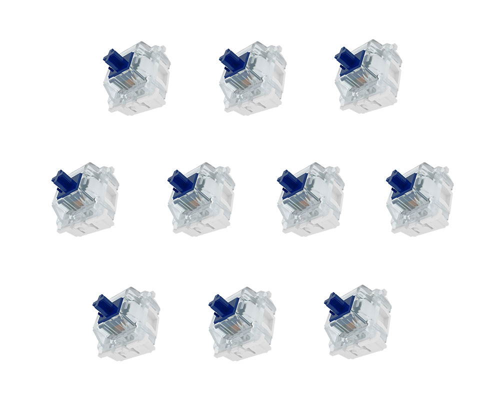 Gateron Mechanical Switch 3 PIN RGB DIY Replaceable Switches for Mechanical Gaming Keyboard (Gateron Mechanical Brown Switch 10 PCS) (Multiple)